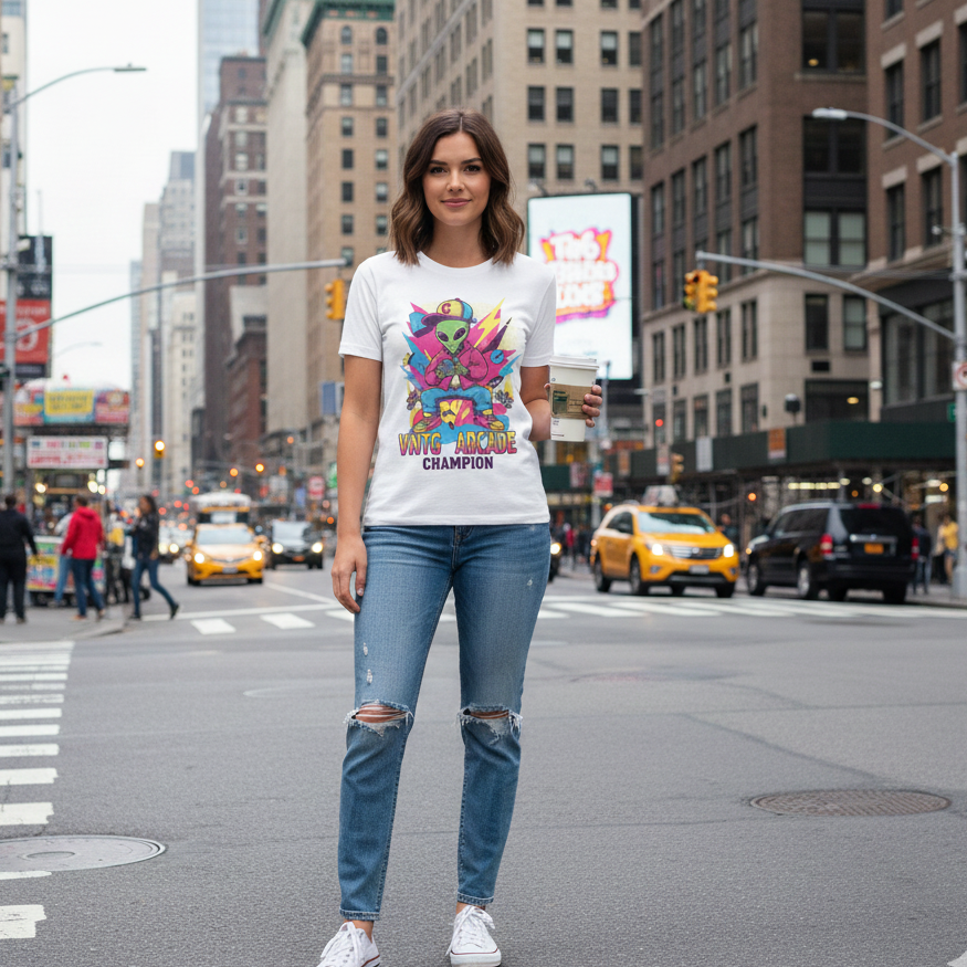 The Vintage Arcade Champion Tee