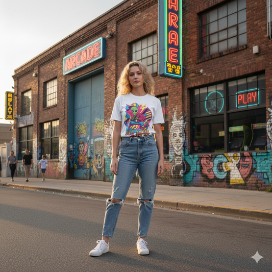 All-Over Print Women's Crew Neck T-Shirt