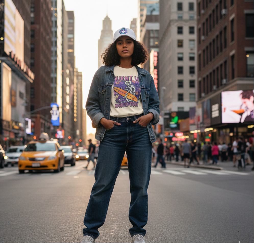 The Y Retro Bands' in Town Tee