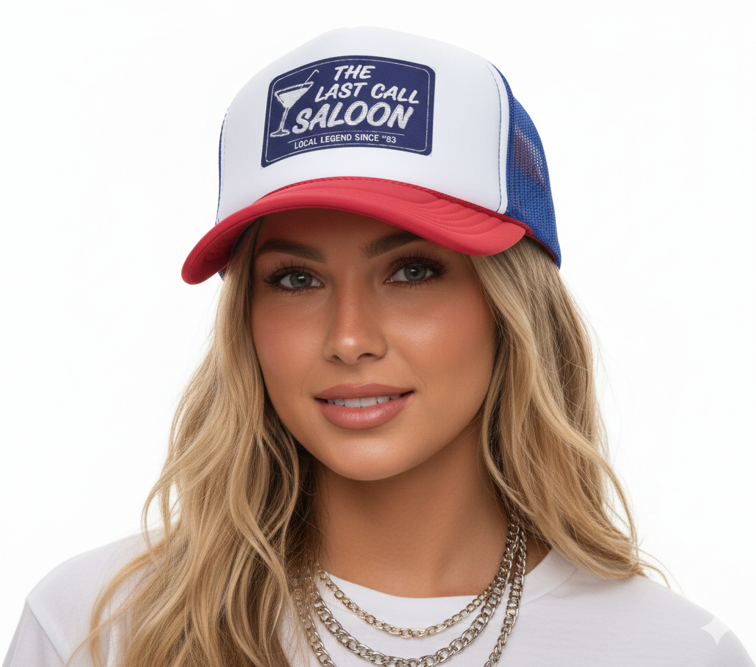 The Y2k Last Call Saloon Trucker Hat