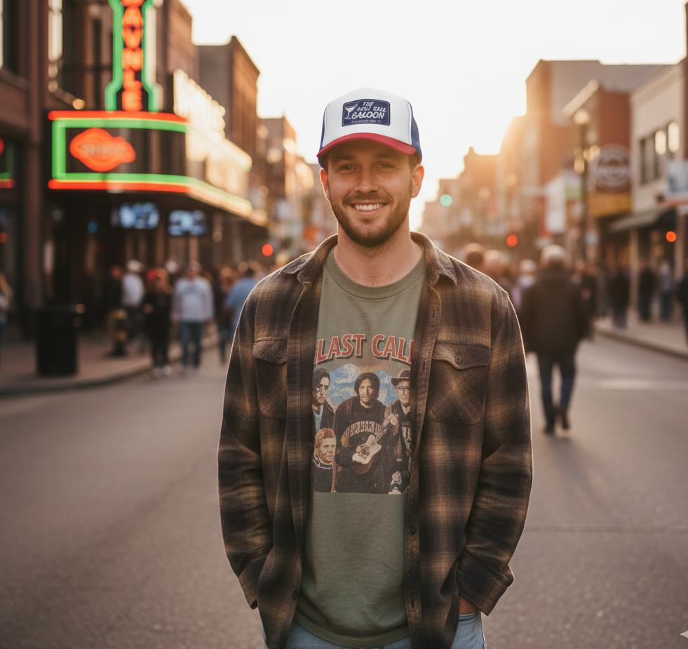 The Y2k Last Call Saloon Trucker Hat