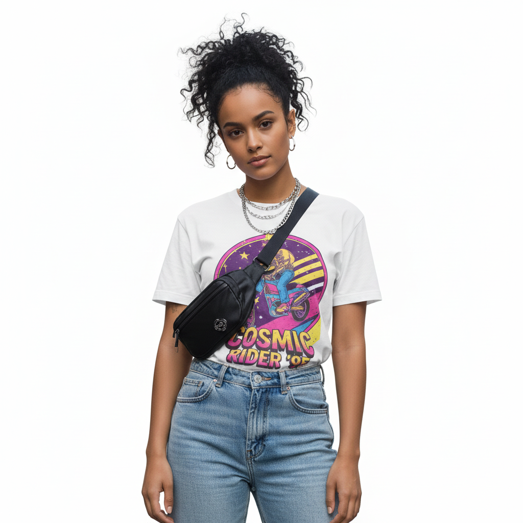 The Y2K Cosmic Rider Retro Tee