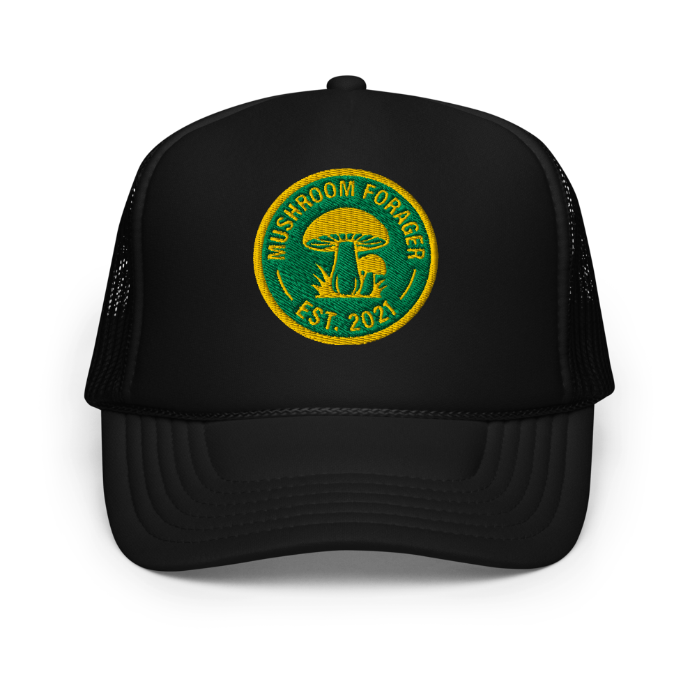 The Y2k Mushroom Forager Trucker Hat